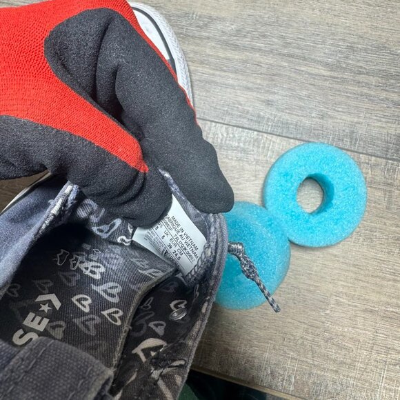 Converse Shoreline Gray Canvas Sneakers Women's Size 8 - Picture 5 of 7